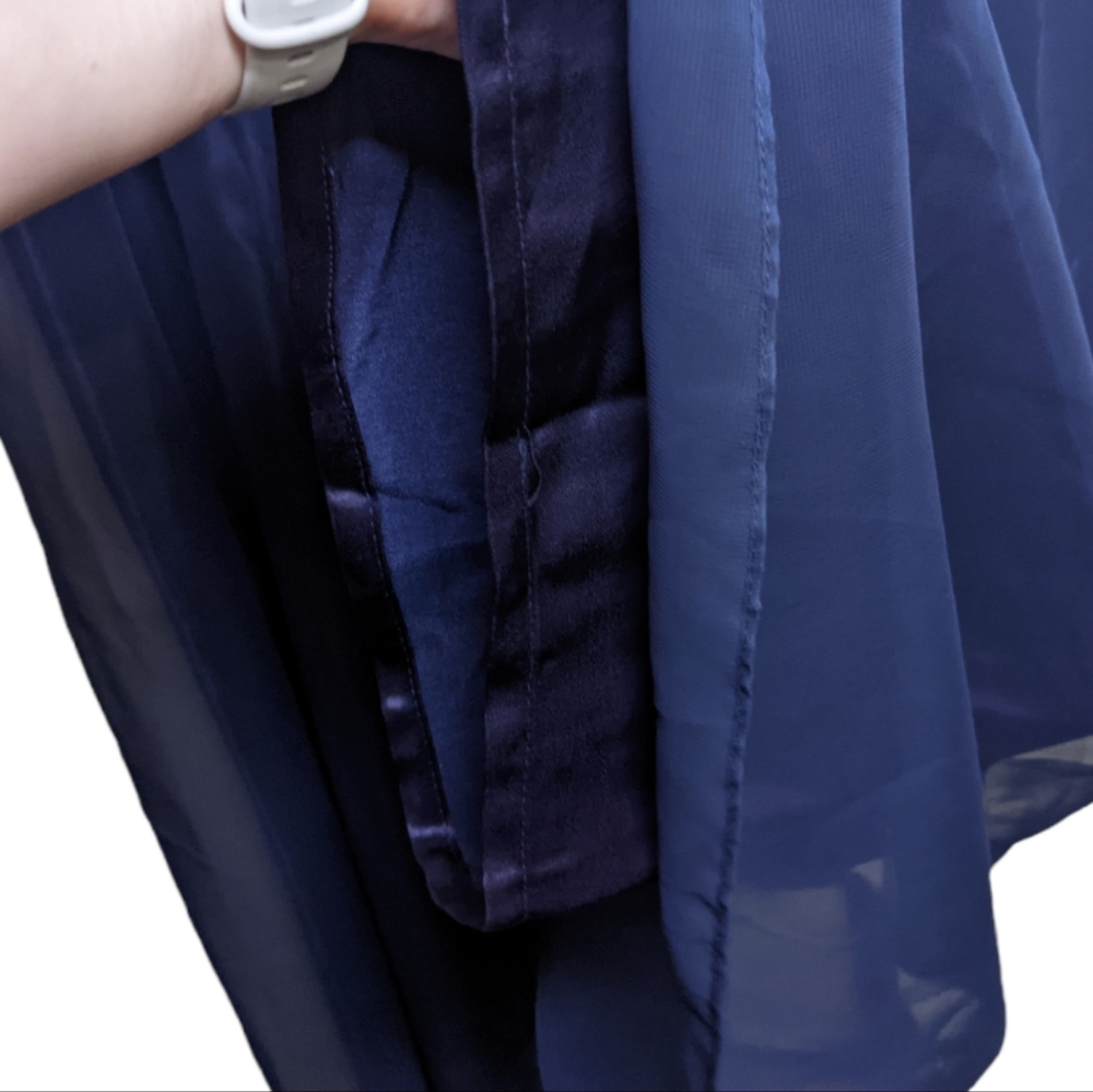 NWT Women’s Navy Blue Wide Leg Pants Size 12 🌊✨ - Picture 9 of 11